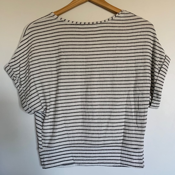 DYNAMITE Striped Crop Top - Picture 4 of 5